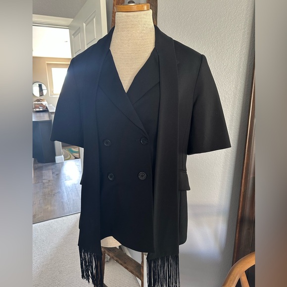 Pink Tartan black jacket, size 10 - Picture 6 of 17